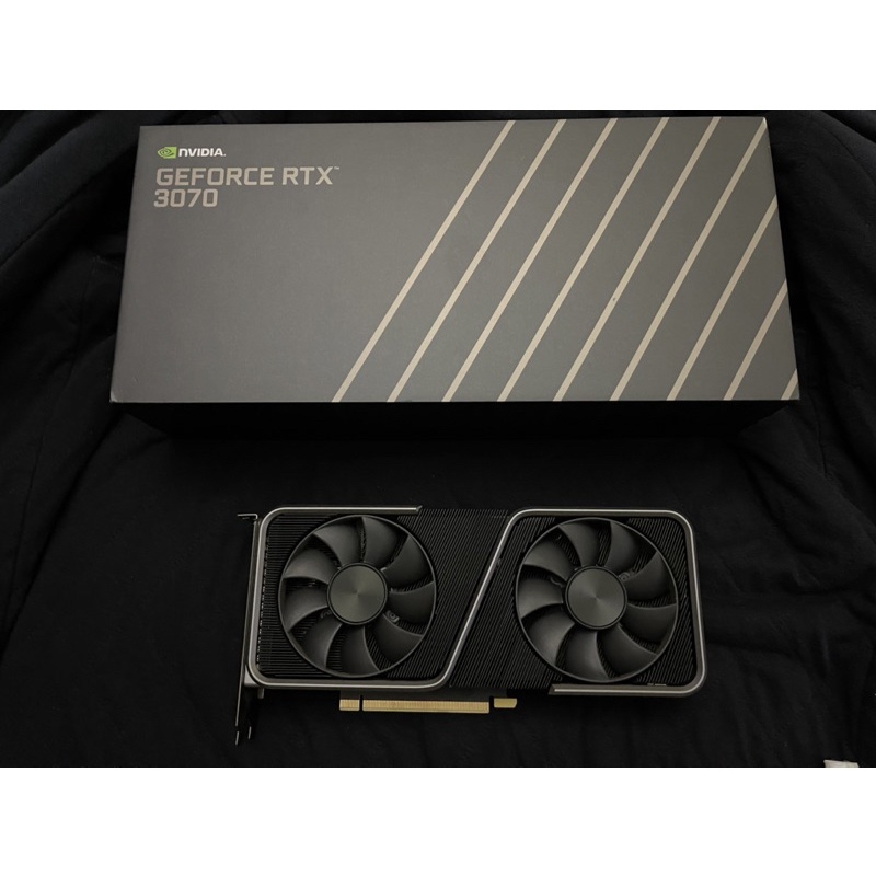 RTX3070 8G FE 創始 公版 紀念盒裝 強化背板 Nvidia 效能參考RTX3060 3080Apex顯示卡