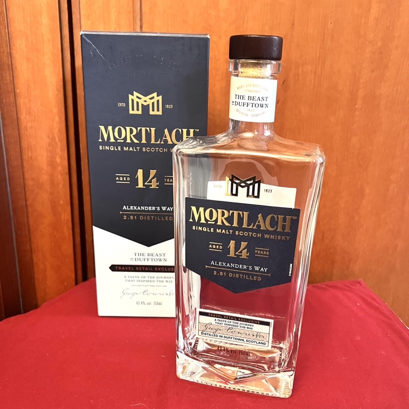 MORTLACH慕赫14年/16年單一麥芽威士忌空酒瓶(750ml)/多用途玻璃空瓶/空洋酒瓶/裝飾/酒瓶/空瓶（附盒）