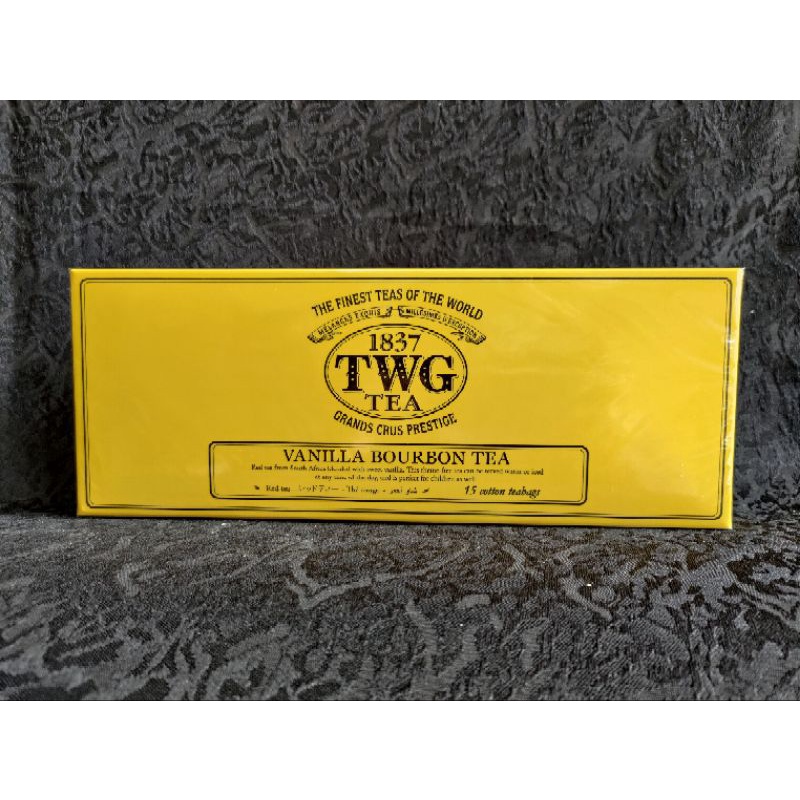 【TWG Tea】波本香草紅茶 手工純棉茶包 15包/盒