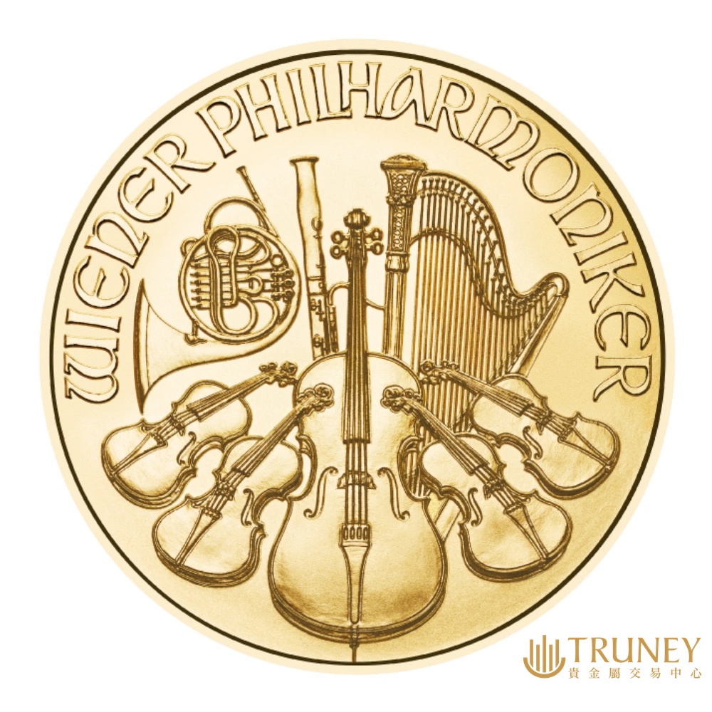 【TRUNEY貴金屬】2023奧地利維也納愛樂金幣1/4盎司 / 約 2.0735台錢