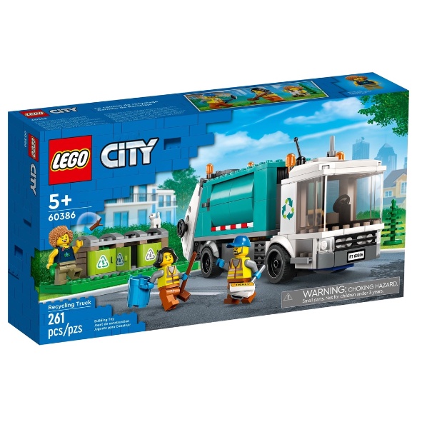正版公司貨 LEGO 樂高 City系列 LEGO 60386 資源回收車