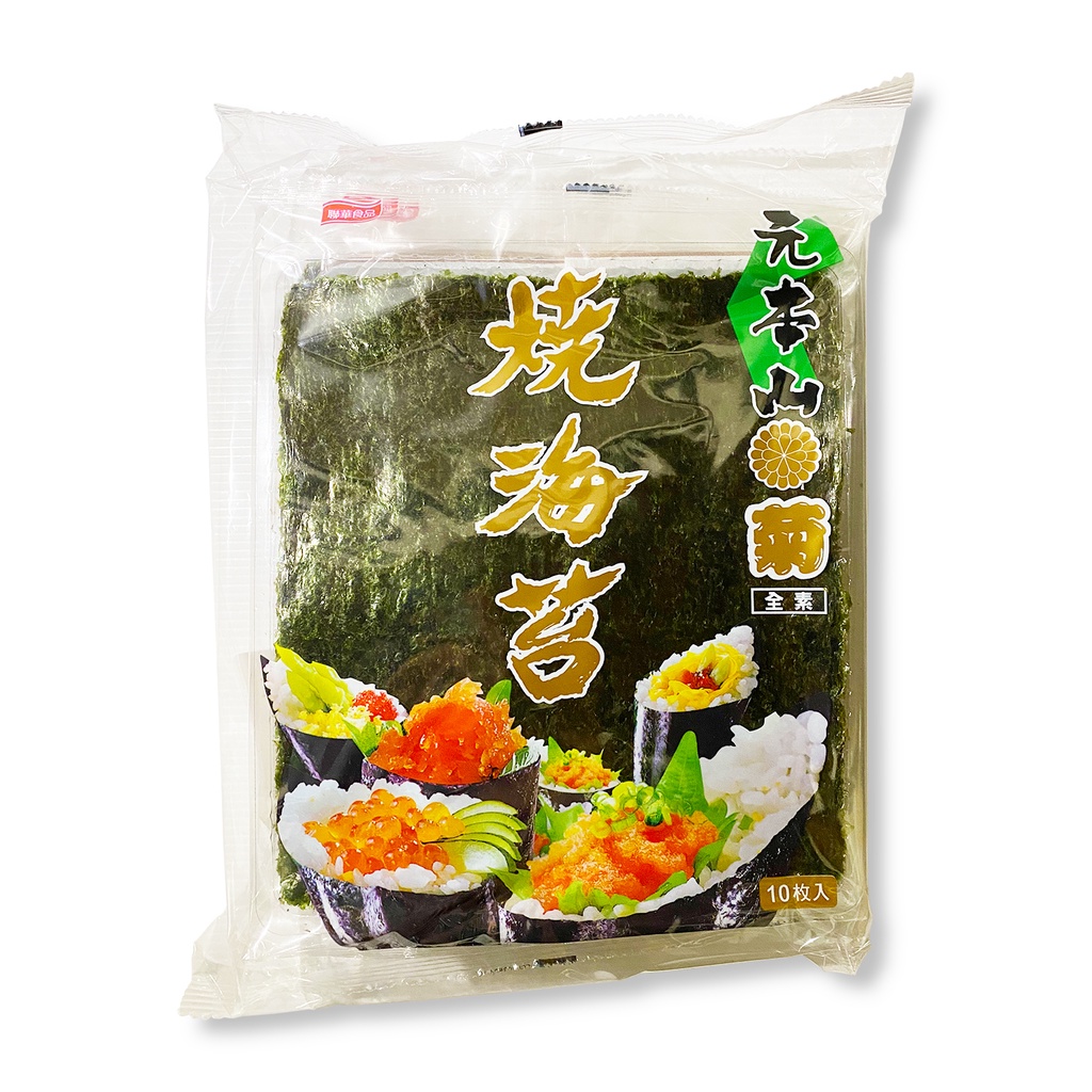【聯華】台灣零食 聯華 元本山菊燒海苔(25g)