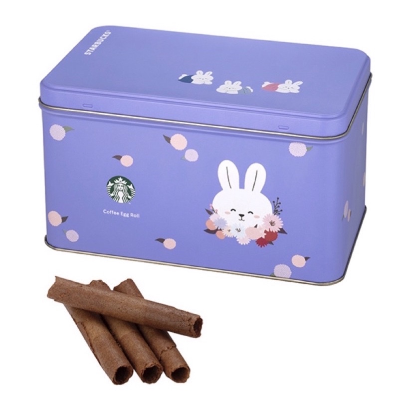 （d***6保留中）兔年 Starbucks 星巴克咖啡蛋捲禮盒 新年 送禮