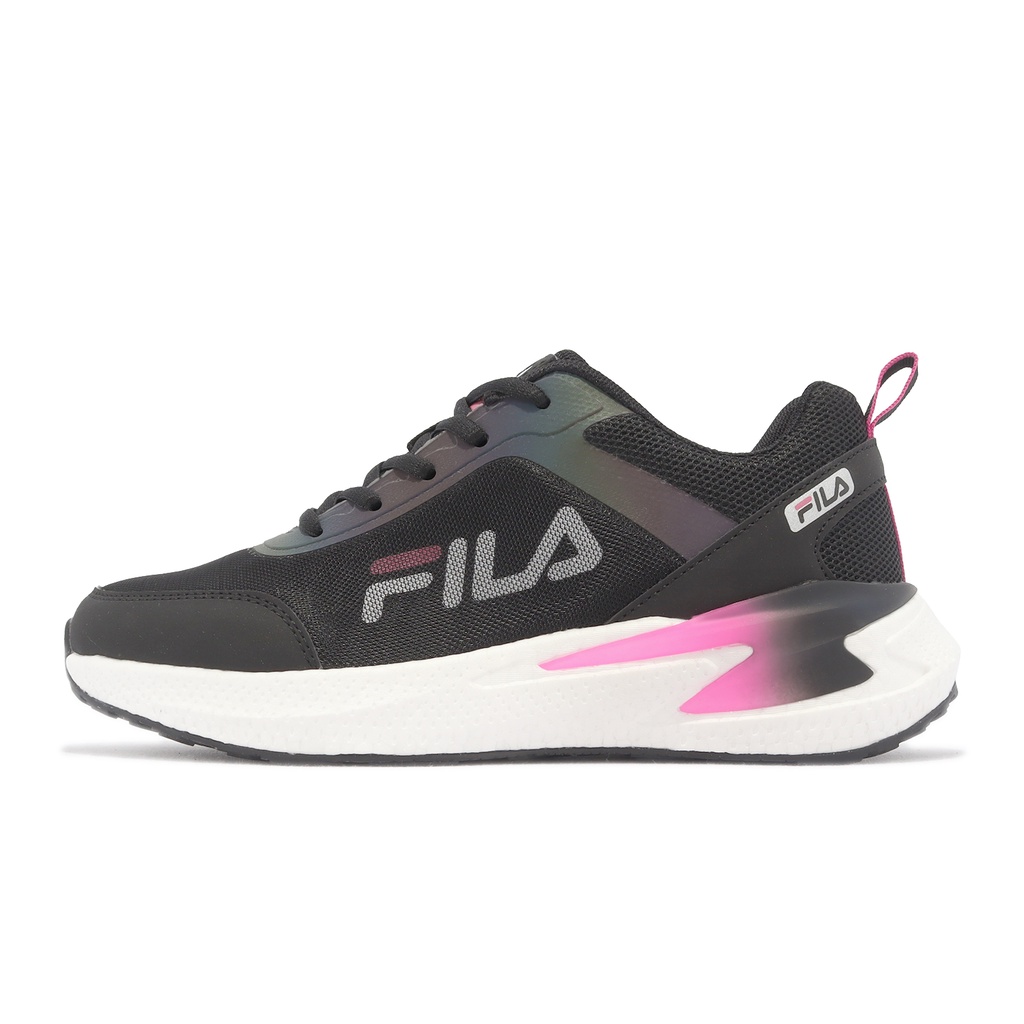 Fila 慢跑鞋 Cruise 黑 粉紅 女鞋 運動鞋 休閒鞋 網布 泡棉 斐樂 【ACS】 5J309X021