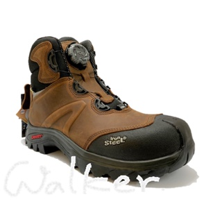 【IronSteel】防水 安全鞋 工作鞋 塑鋼頭 黃靴 車靴 BOA快旋鈕抗靜電安全鞋 T1231B