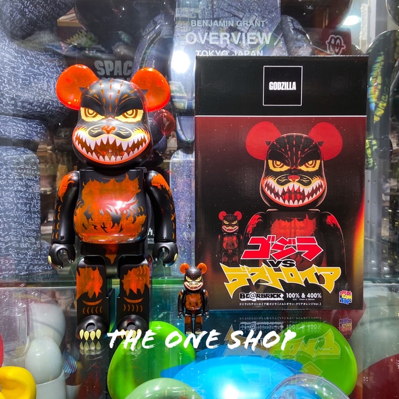 TheOneShop BE@RBRICK GODZILLA 哥吉拉 透明 紅蓮哥吉拉 400% 100%