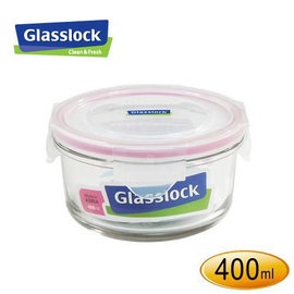 Glasslock 強化玻璃微波保鮮盒圓型 rp525 rp-525 400ml Glass Lock MCCB040