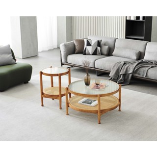 【宏興HOME BRISK】彩虹實木大圓茶几《JZ新品23》