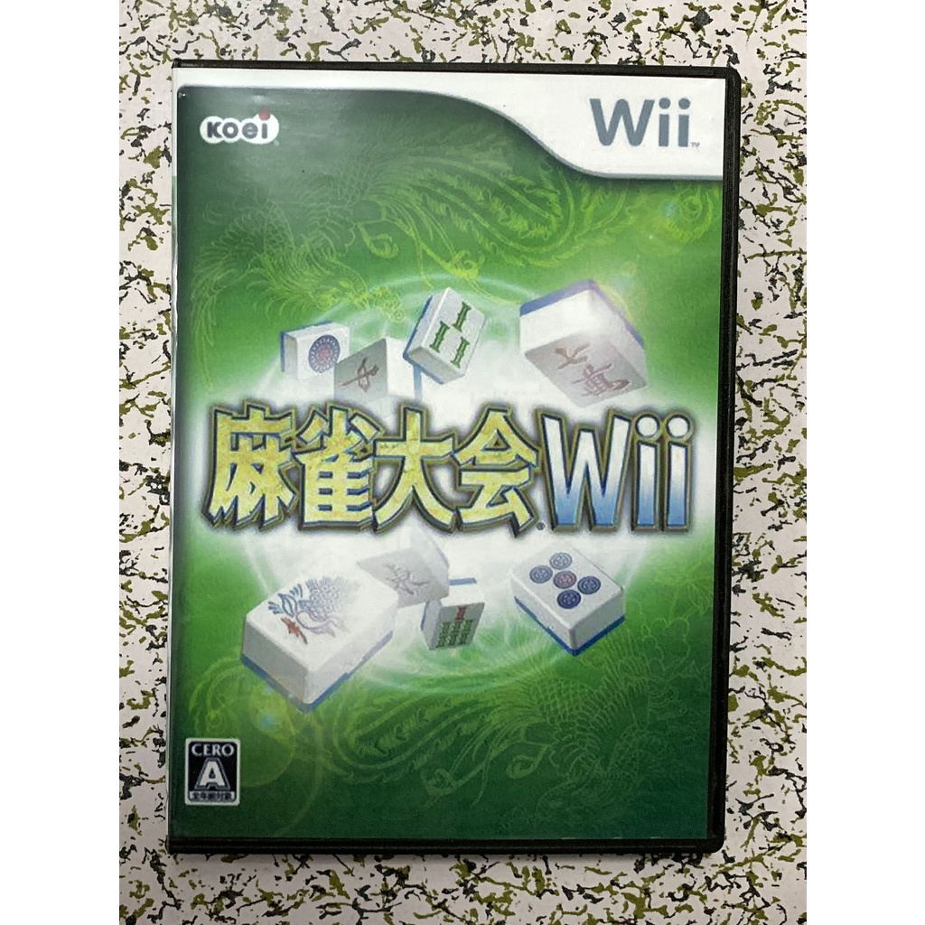 Wii 彩盤盒裝 麻將大會 JP版懷舊遊戲光盤改機專用&lt;懷舊尤物電玩&gt;必備