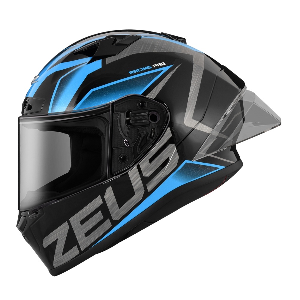 任我行騎士部品 ZEUS ZS-826 彩繪 BK3 黑/藍 全罩 輕量化 ZS826