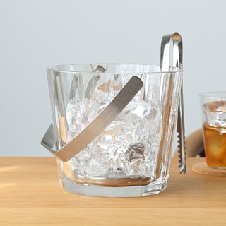 【現貨】日本 ADERIA 石塚硝子 亞德利八角形冰桶 900ml (附冰夾) 冰塊桶 小冰桶 冰塊夾 手提冰桶