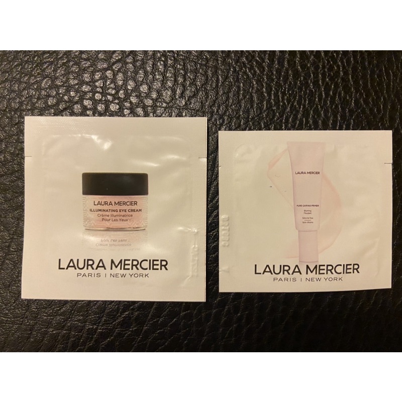 Laura Mercier蘿拉蜜思煥顏光采眼霜1ml/煥顏凝露2.0柔焦型1ml/極致煥顏輕透完美粉底 2N1 1ml