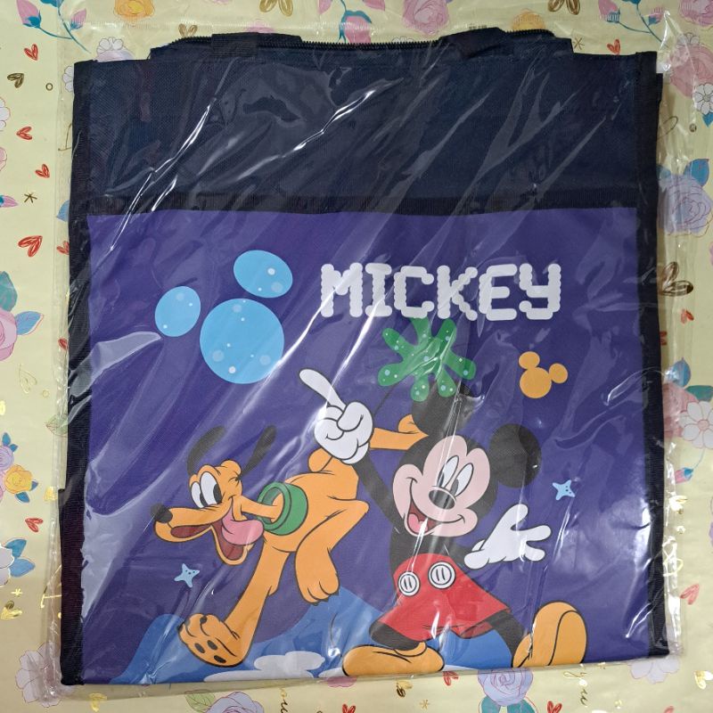 迪士尼米奇直式手提袋、補習袋約34×33×12cm
