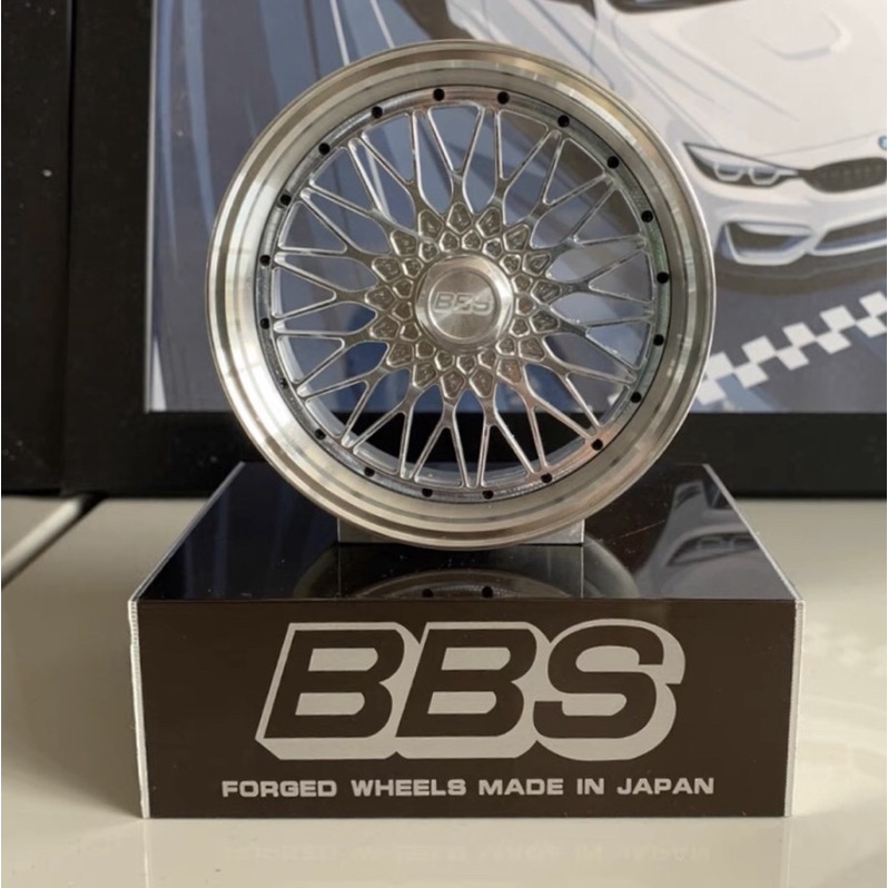 🇹🇼台灣現貨💫 BBS RS 鋁合金1:5鍛造鋁圈模型