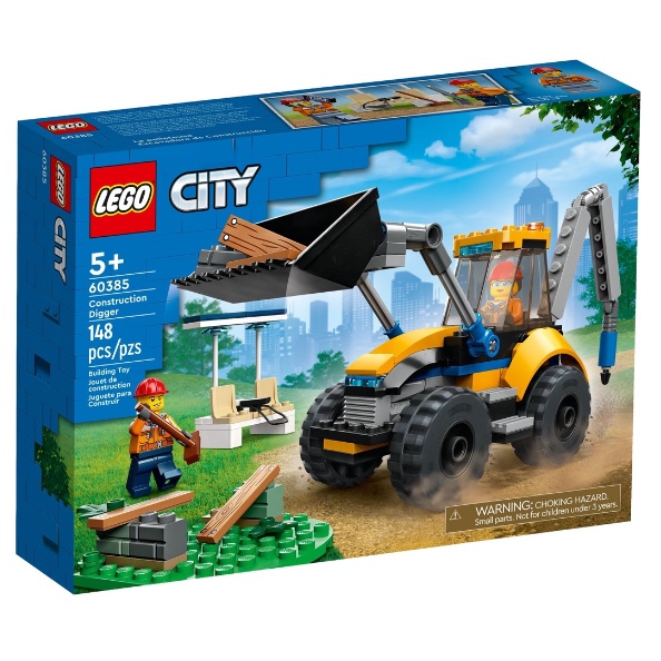 正版公司貨 LEGO 樂高 City系列 LEGO 60385 工程挖土機