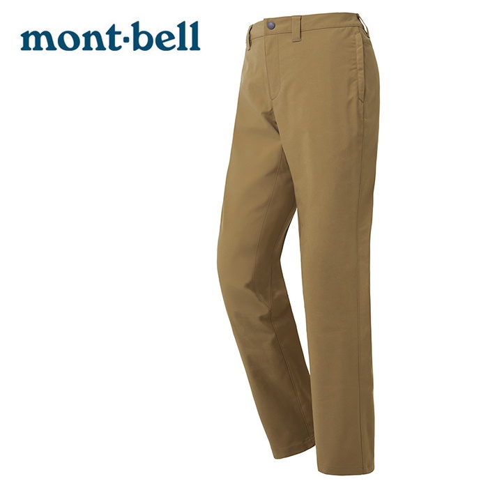 【Mont-bell 日本】O.D. Pants Belt Loop W's 彈性長褲 女 黃褐 (1105676)
