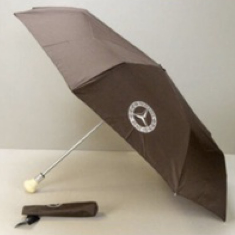 賓士正品傘雨傘排檔桿造型300SL棕色賓士摺疊傘原廠交車禮