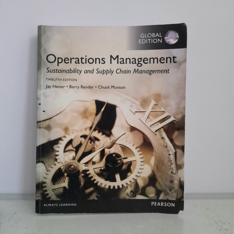 作業管理 Operations Management 12th