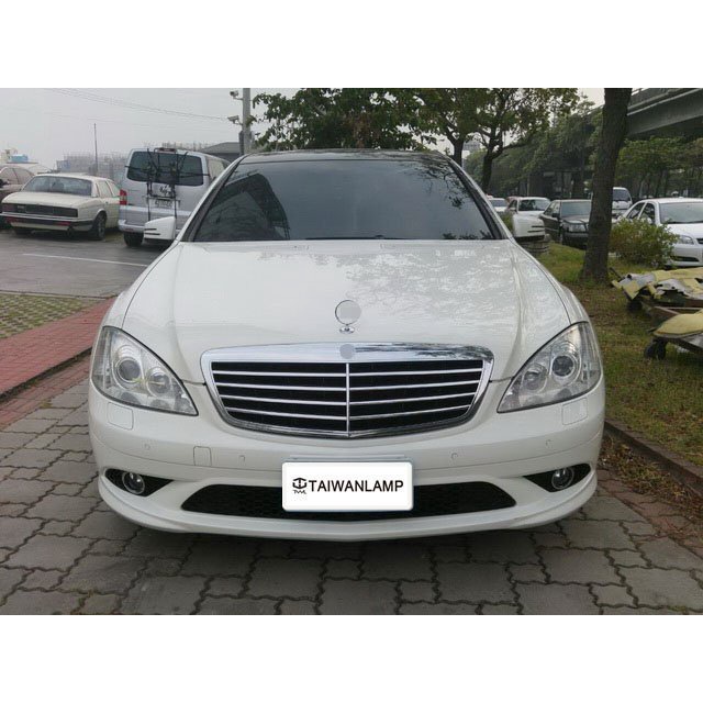 &lt;台灣之光&gt;全新 BENZ 賓士 W221 S350 06 07 08 09年原廠型 電鍍黑 水箱罩 台灣製