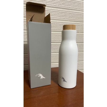 momo購入 【SPORT b.】保溫瓶-白-木紋蓋 全新未使用