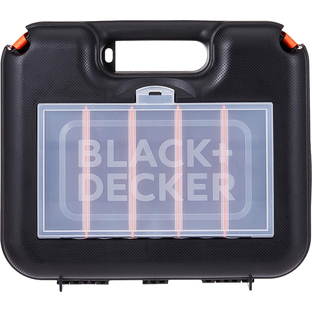 Black &amp; Decker 通用工具包鑽磨機箱工具箱存儲帶隔層 工具箱