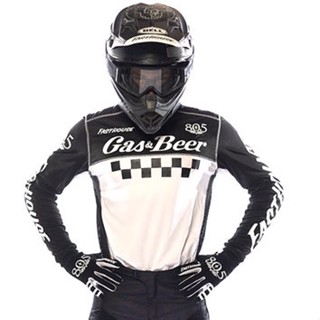 Fsathouse運動騎行服襯衫摩托車越野賽車服汽車冰絲透氣速乾上衣長袖T恤球衣