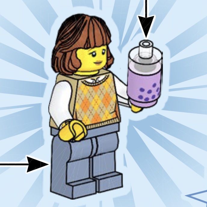 LEGO 80111 拆售 人偶 媽媽  (附手持配件如圖片)