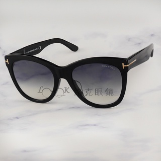【LOOK路克眼鏡】TOM FORD 太陽眼鏡 WALLACE 黑色 膠框 TF870F 01B