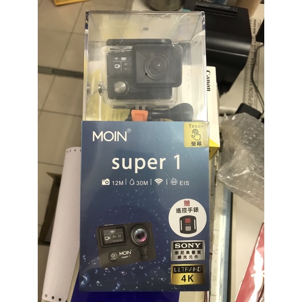 免運費* MOIN Super1 運動 DV 全方位運動攝錄影機 SONY高畫質感光元件 4K 超高畫質