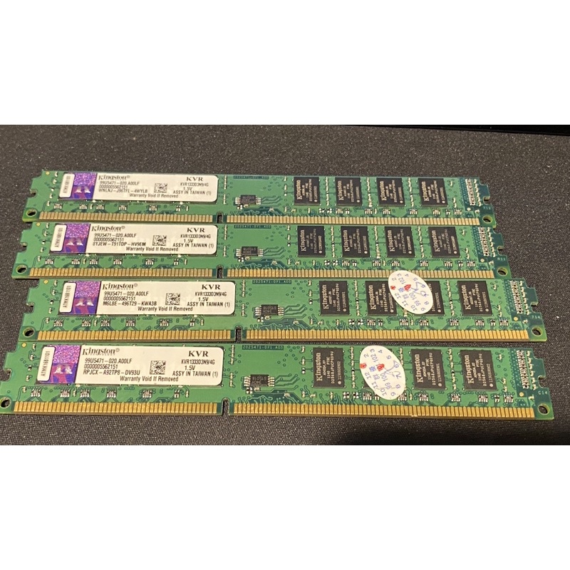 金士頓Kingston ddr3記憶體 kvr1333/4G