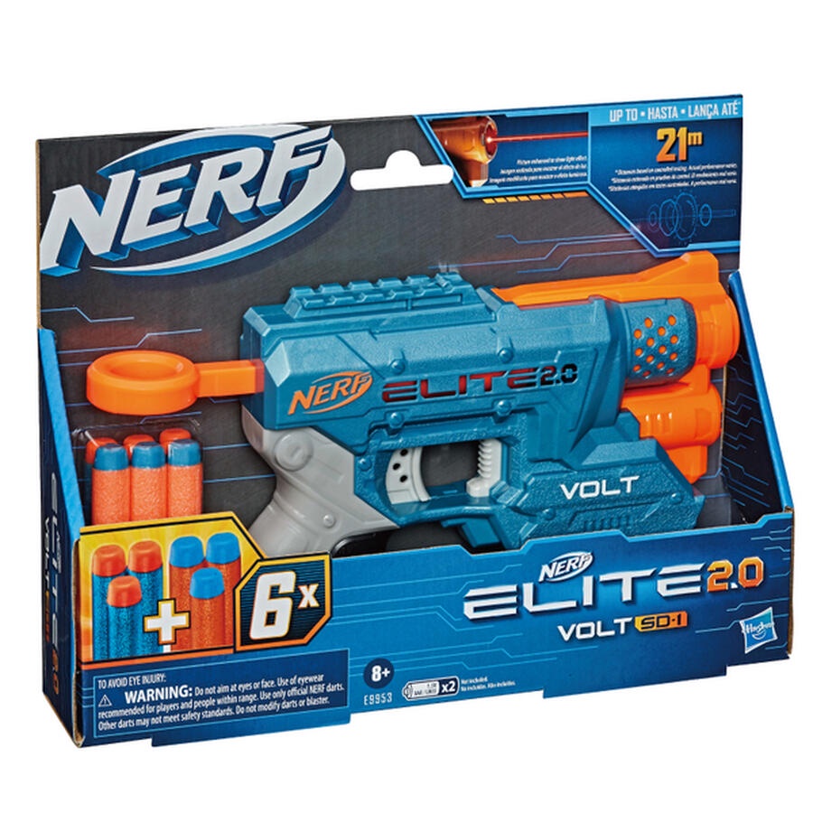 蝦皮最便宜 孩之寶 NERF 菁英系列 Elite 2.0 VOLT SD-1 電流SD1 軟彈槍 泡棉子彈