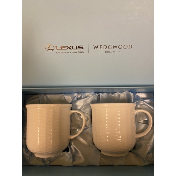 《全新》LEXUS / WEDGWOOD編織籃馬克杯