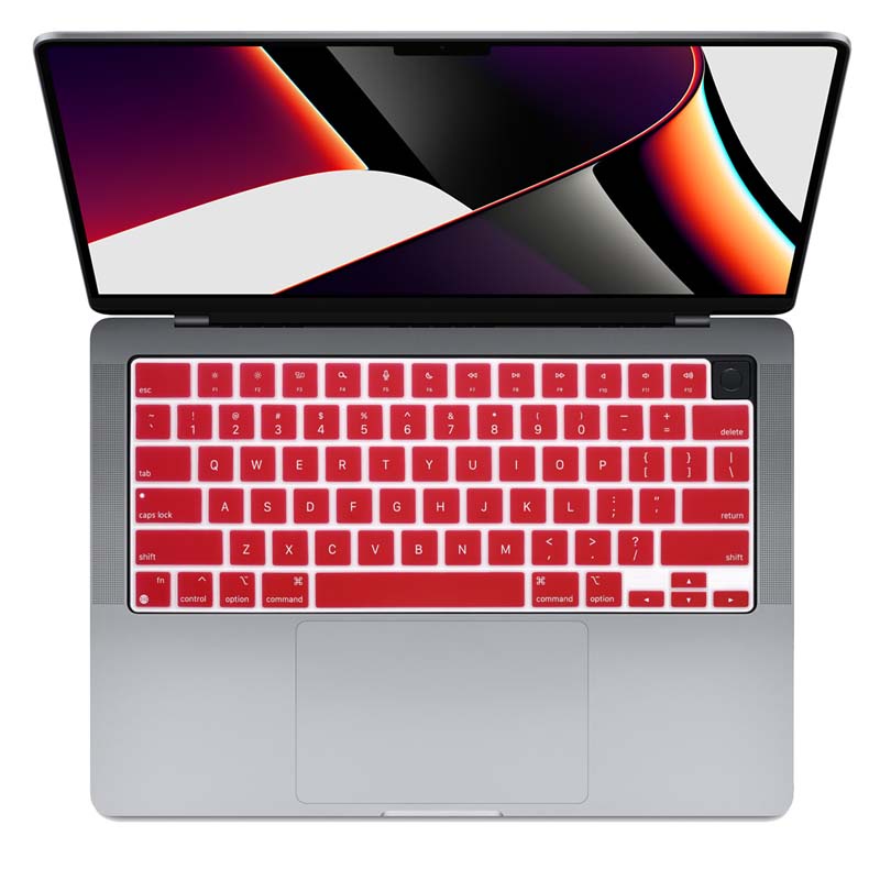 鍵盤保護膜適用於 2021 2023 Macbook Pro 16 A2780 M2 Max 14 A2779硅膠鍵盤罩