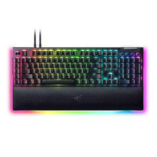 RaZER 雷蛇 BlackWidow V4 PRO 黑寡婦蜘 幻彩版 V4 Pro 綠軸 有線 電競鍵盤