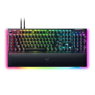 RaZER 雷蛇 BlackWidow V4 PRO 黑寡婦蜘 幻彩版 V4 Pro 綠軸 有線 電競鍵盤