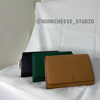 WORK CHEESE現貨🧀TORY BURCH EMERSON 經典LOGO防刮皮革斜背包