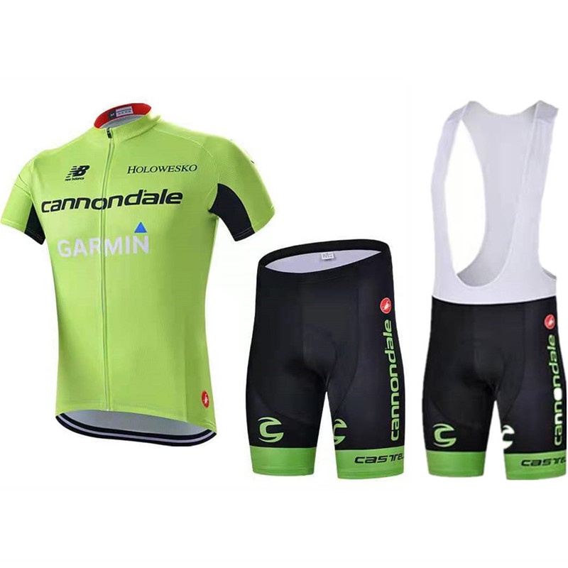 094 Cannondale環法公路車隊版腳踏車套裝戶外運動單車騎行服套裝夏季男款速乾透氣排汗衫山地越野單路腳踏車衣