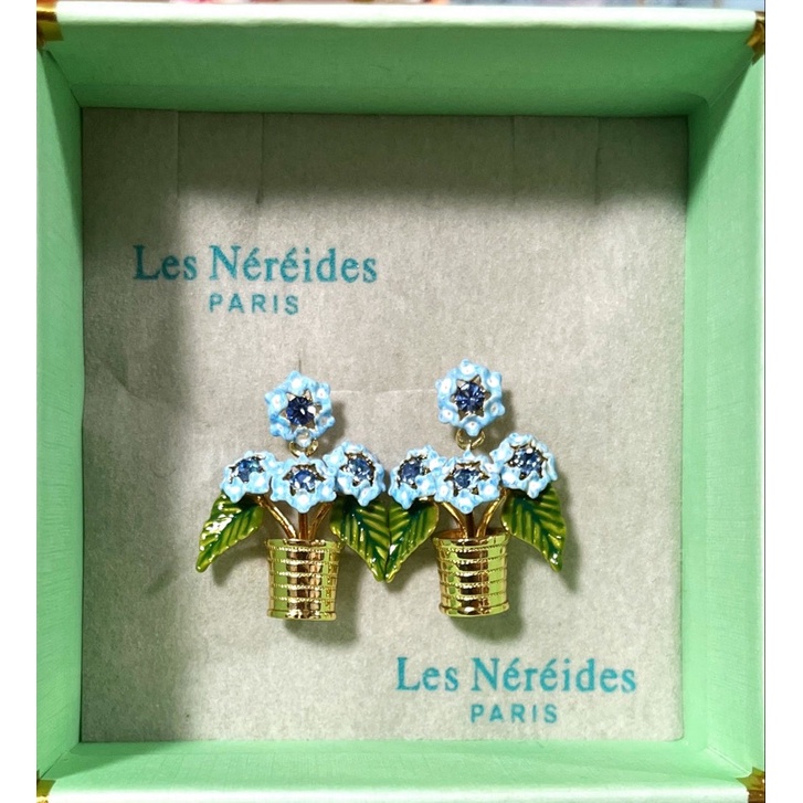 法國🇫🇷Les Nereides藍色風信子耳針&amp;耳夾