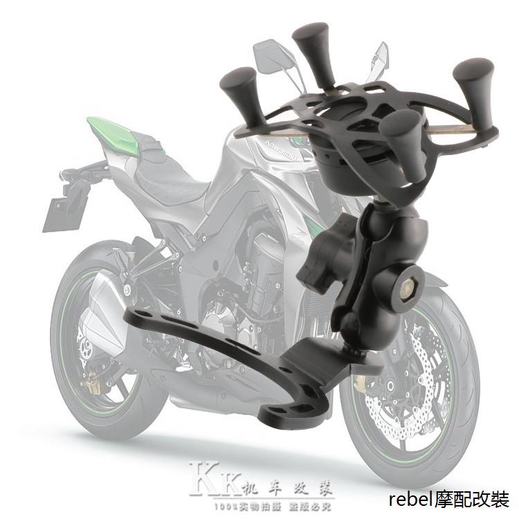 Z650RS改裝配件川崎Z650 Z900/RS Z1000/SX Z800 ZX6R/10R油箱蓋導航支架手機座