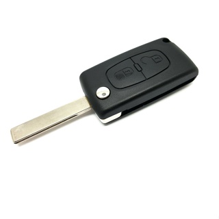 PEUGEOT 標致 207 307 407 308 的 2 按鈕折疊外殼汽車鑰匙保護套