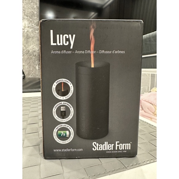 《全新未拆封》瑞士Stadler Form 無線燭光 水氧機 Lucy(黑)（可免運請先聊聊）