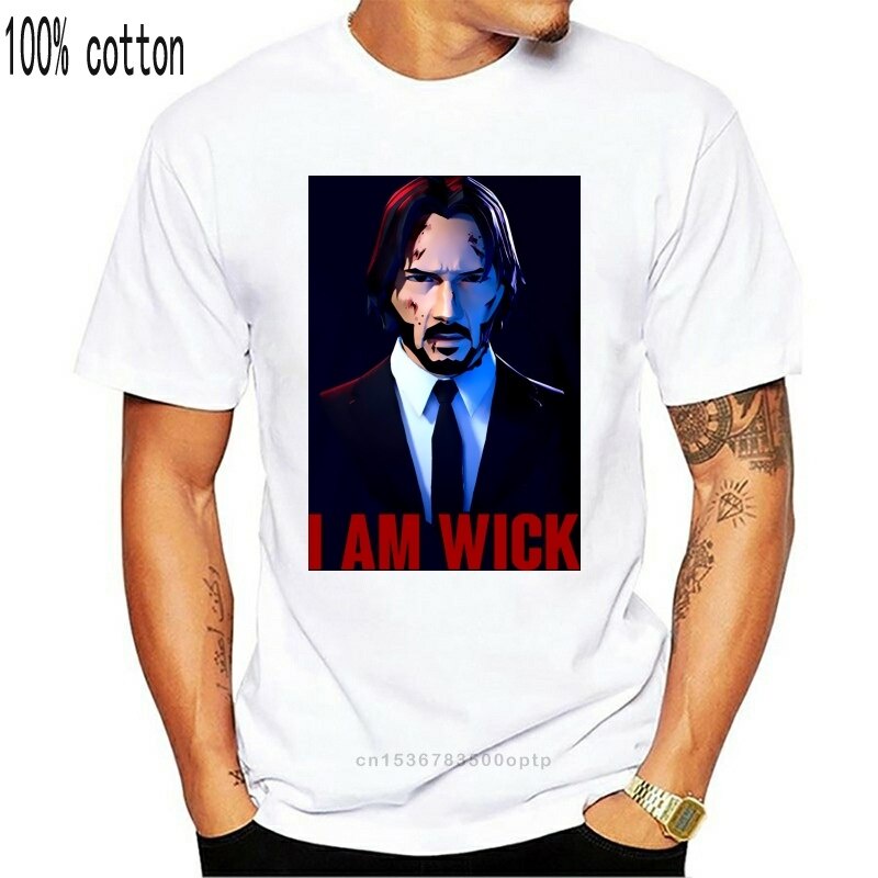 棉質 T 恤 John Wick 襯衫 - Baba Yaga 襯衫 - I Am John Wick 男式印花加大碼