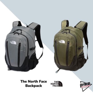 the north face 旅行 多夾層 露營 登山 尼龍 後揹包 灰 軍綠 nm72203【彼得潘】