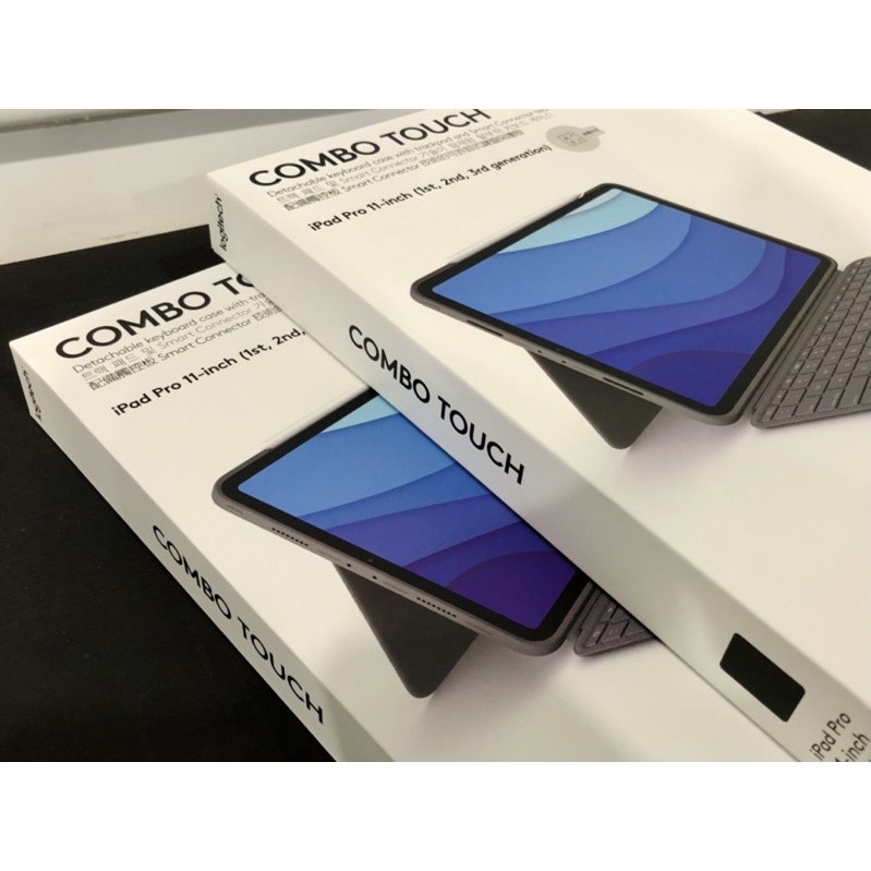 【Logitech 羅技】Combo Touch鍵盤保護殼附觸控式軌跡板（適用於 iPad Pro 11吋）繁中注音鍵盤