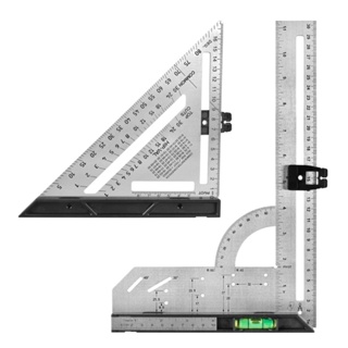 【現貨】用於木工木工工具的三角尺斜接框架測量尺