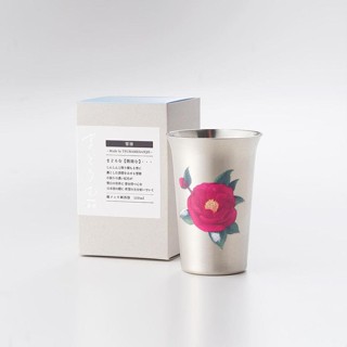 新越金網Three Snow銅鍍錫變色酒杯/ 山茶花 eslite誠品