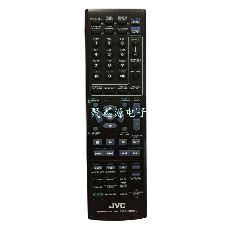 ☾✚適用于原裝JVC音響遙控器RM-SNXDC3U 帶DVD USB功能家用遙控器