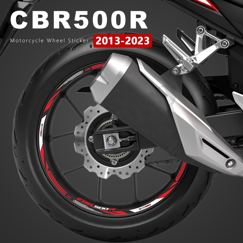 HONDA 摩托車車輪貼紙防水輪輞條紋膠帶 CBR500R 2018 適用於本田 CBR 500R 500 R 2013