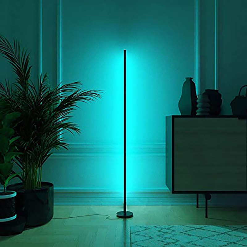 【限時免運】RGB遙控落地燈現代簡約客廳臥室幻彩調光氛圍直播補光燈