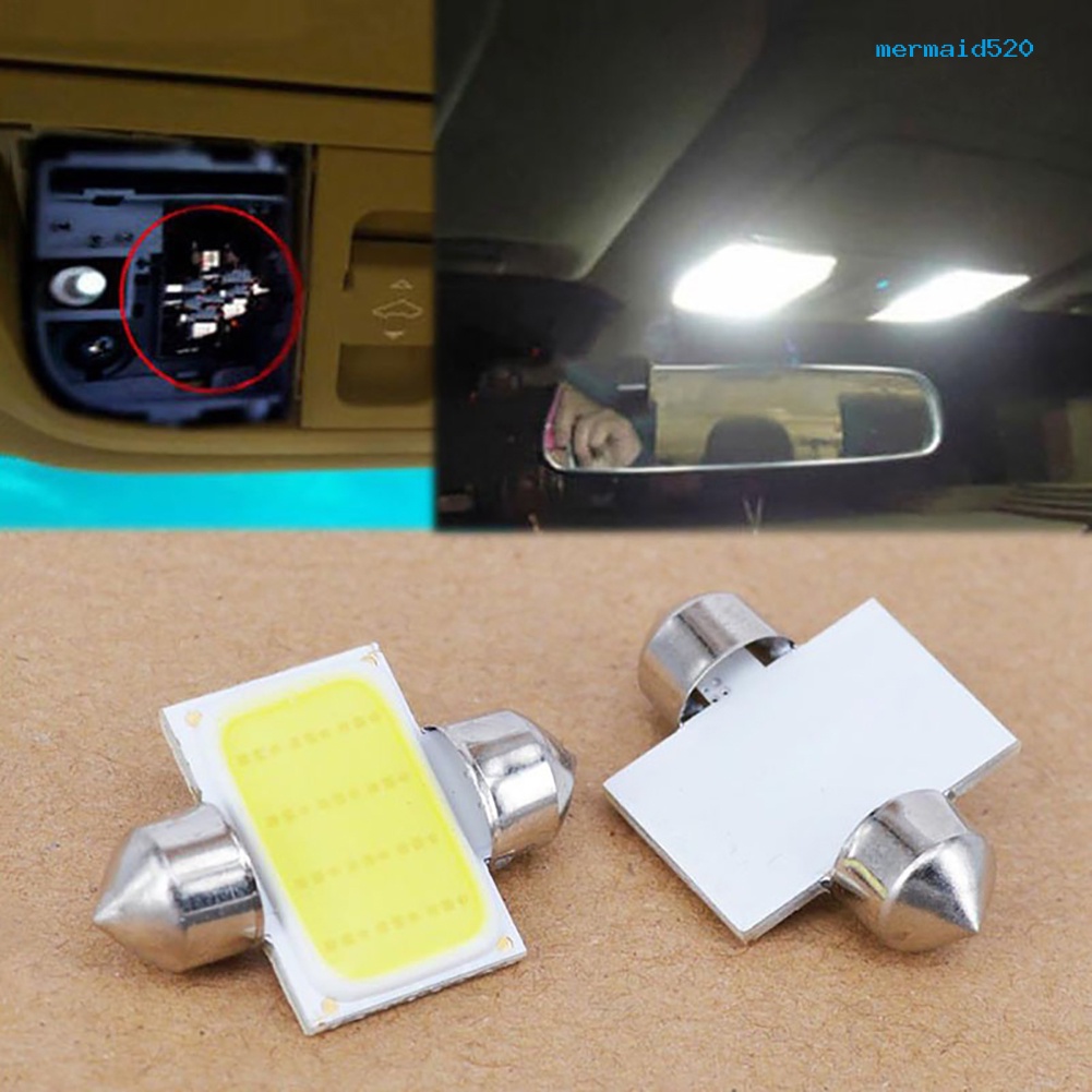 【攀登者】汽車LED閱讀燈 雙尖 COB 31MM 車廂燈 後備箱燈 車頂燈